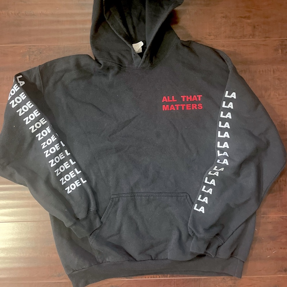 Black hoodie large